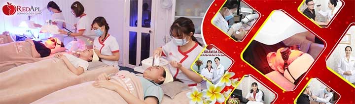 Quy trình của phòng khám da liễu táo đỏ 